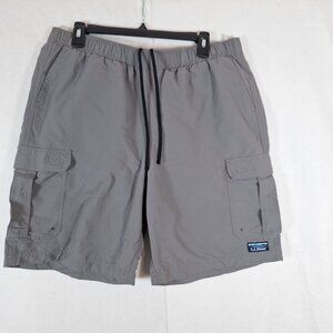 LL Bean Gray Drawstring shorts size large
